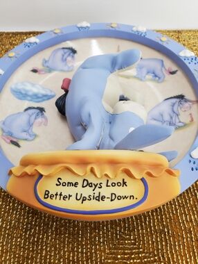 Disney Eeyore Plate “Some Days Look Better Upside Down” 3D Limited Edition (PT2)